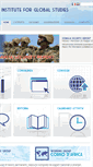 Mobile Screenshot of globalstudies.it
